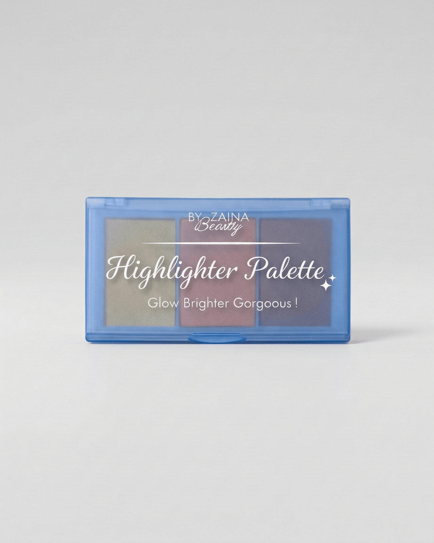 By Zaina Beauty Highlighter Palette – 3 Glow Shades