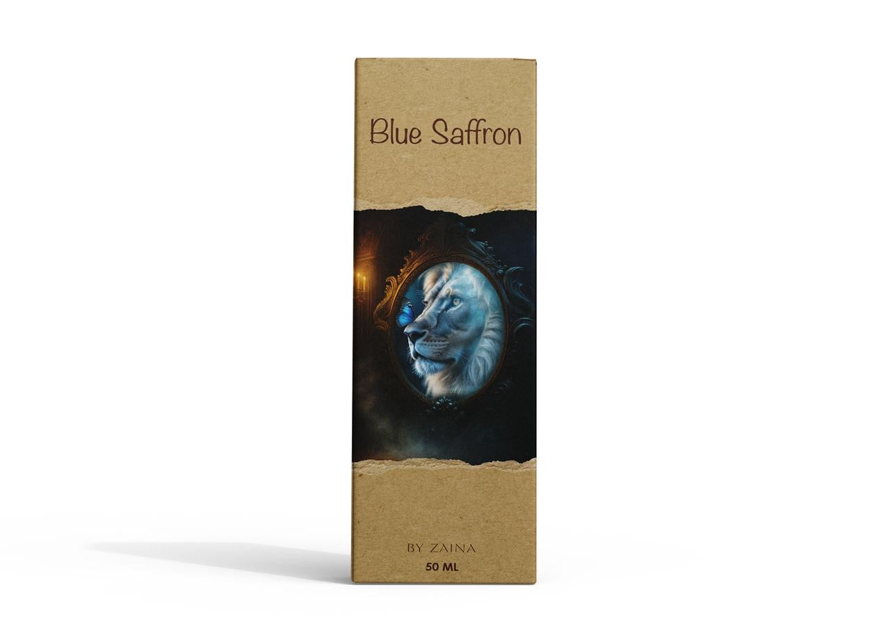 Blue saffron-