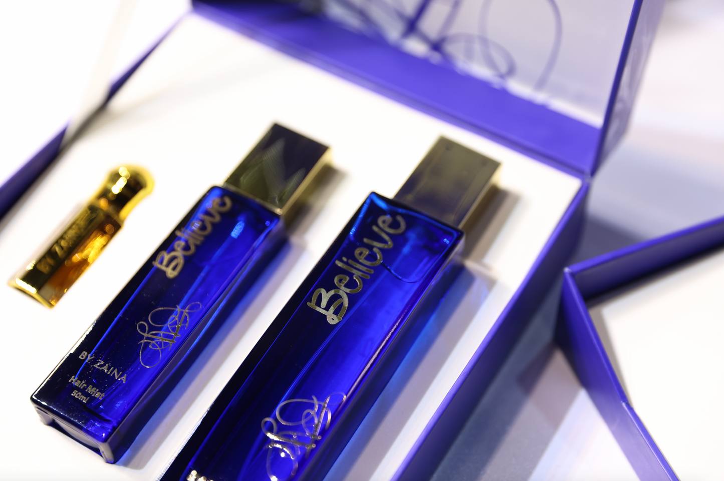 Luxury Perfume Box (Believe) by By Zaina - Timeless Scent | 3-Piece Luxury Set