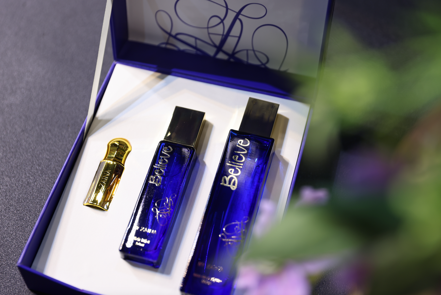 Luxury Perfume Box (Believe) by By Zaina - Timeless Scent | 3-Piece Luxury Set
